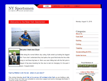 Tablet Screenshot of nysportsmen.com